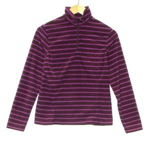 Lands End fleece quarter zip pullover